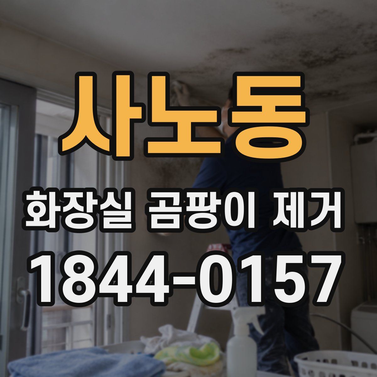 사노동 화장실 곰팡이 제거