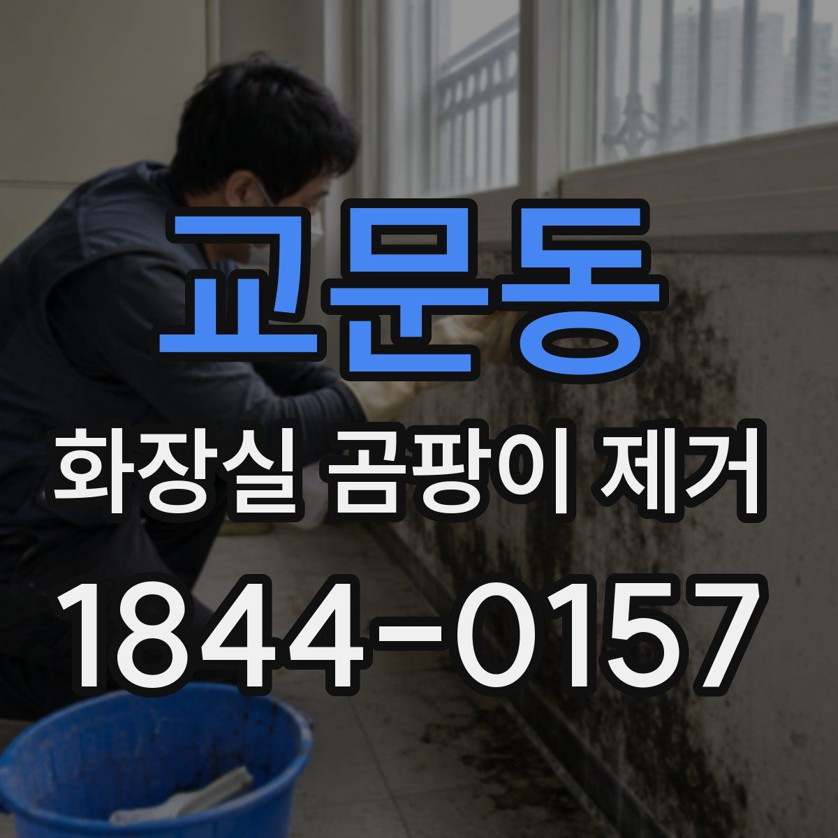 교문동 화장실 곰팡이 제거
