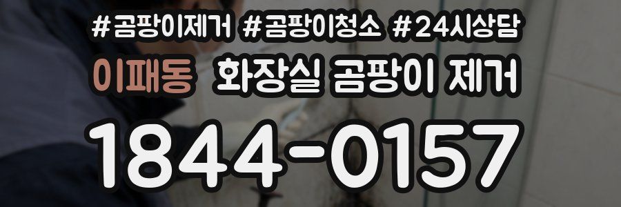 이패동 화장실 곰팡이 제거