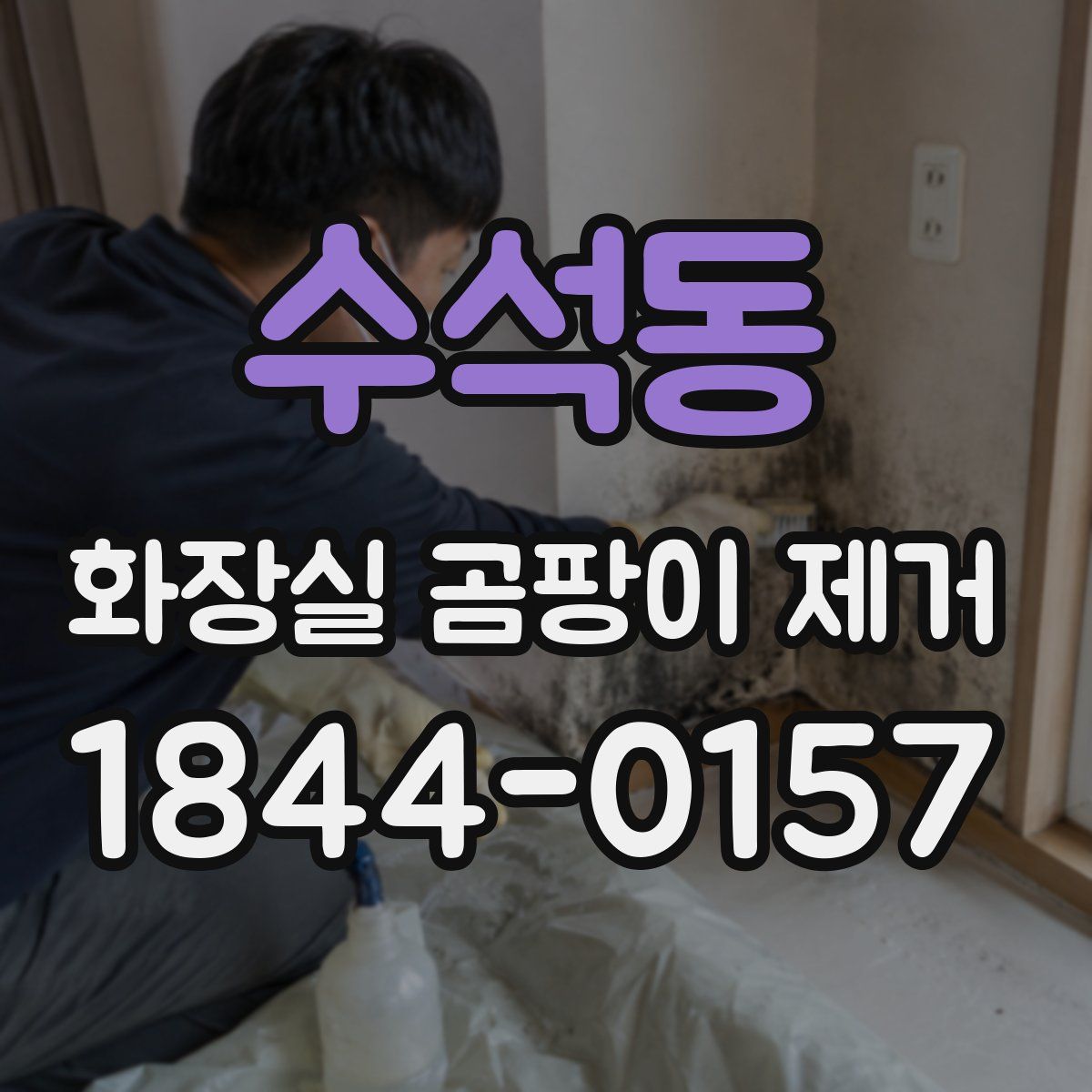 수석동 화장실 곰팡이 제거