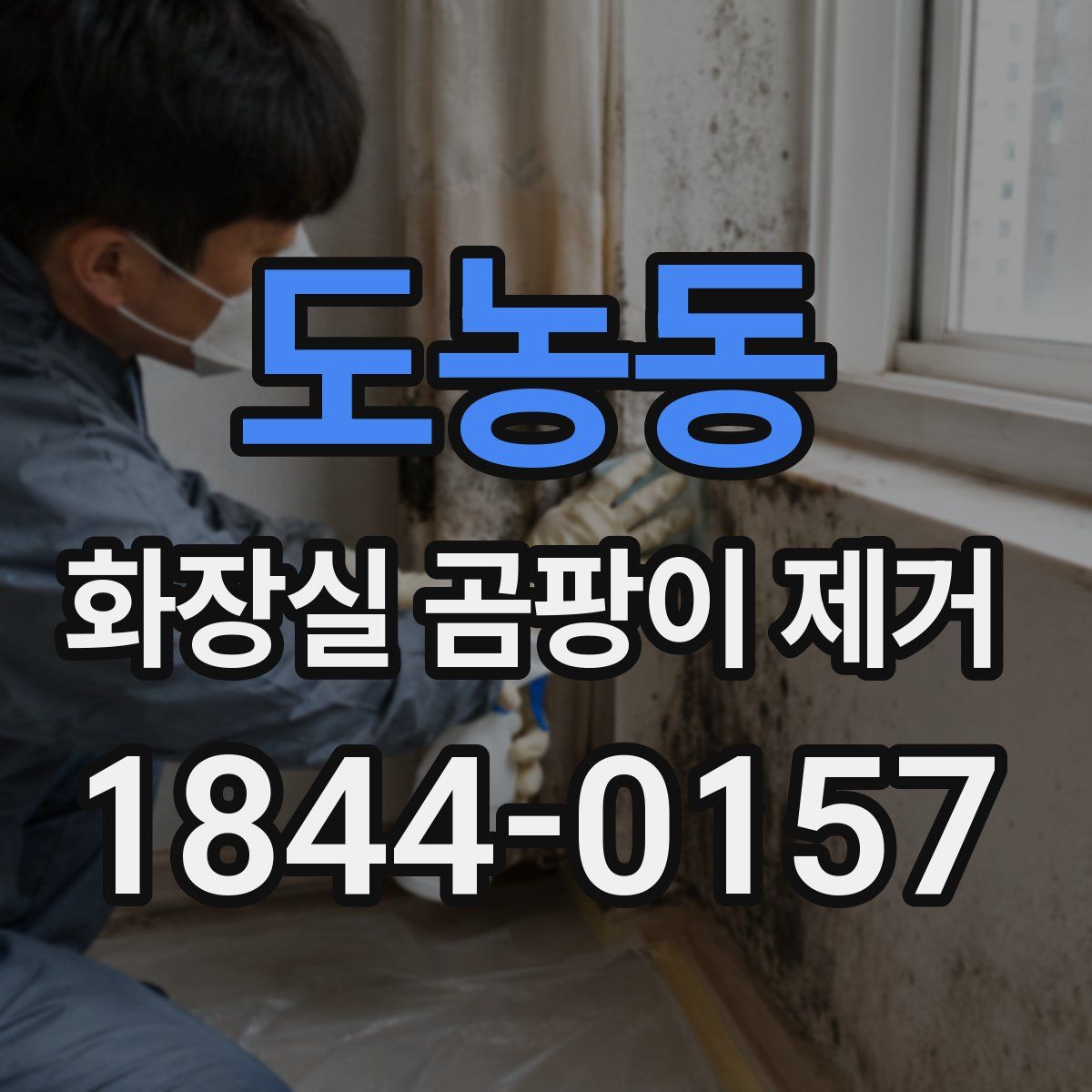 도농동 화장실 곰팡이 제거