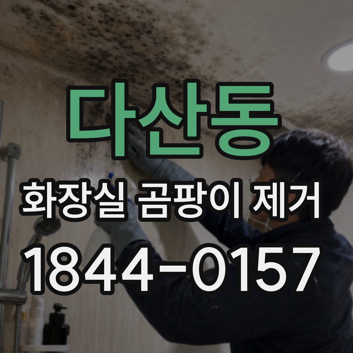 다산동 화장실 곰팡이 제거