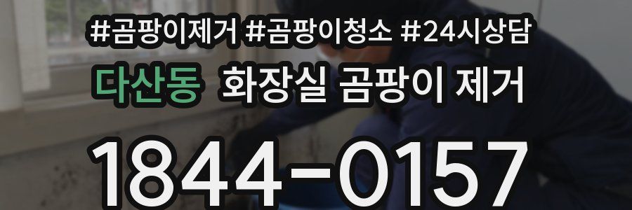 다산동 화장실 곰팡이 제거