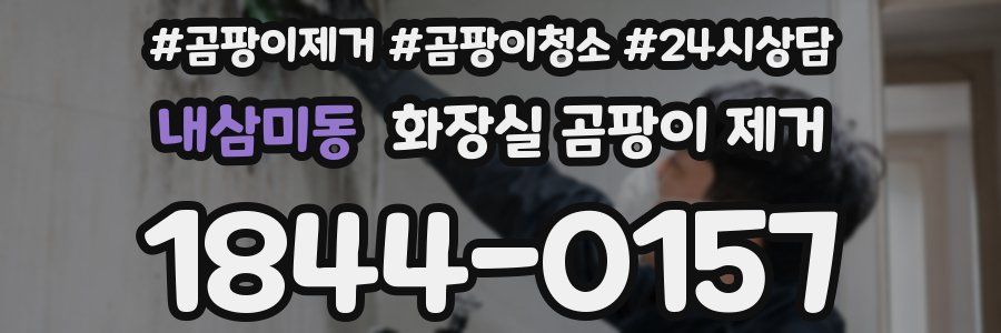 내삼미동 화장실 곰팡이 제거