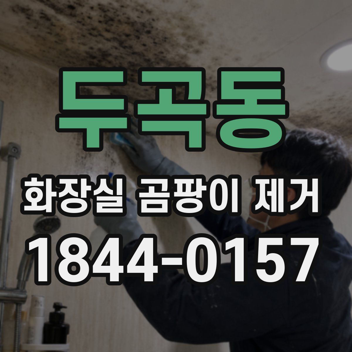 두곡동 화장실 곰팡이 제거