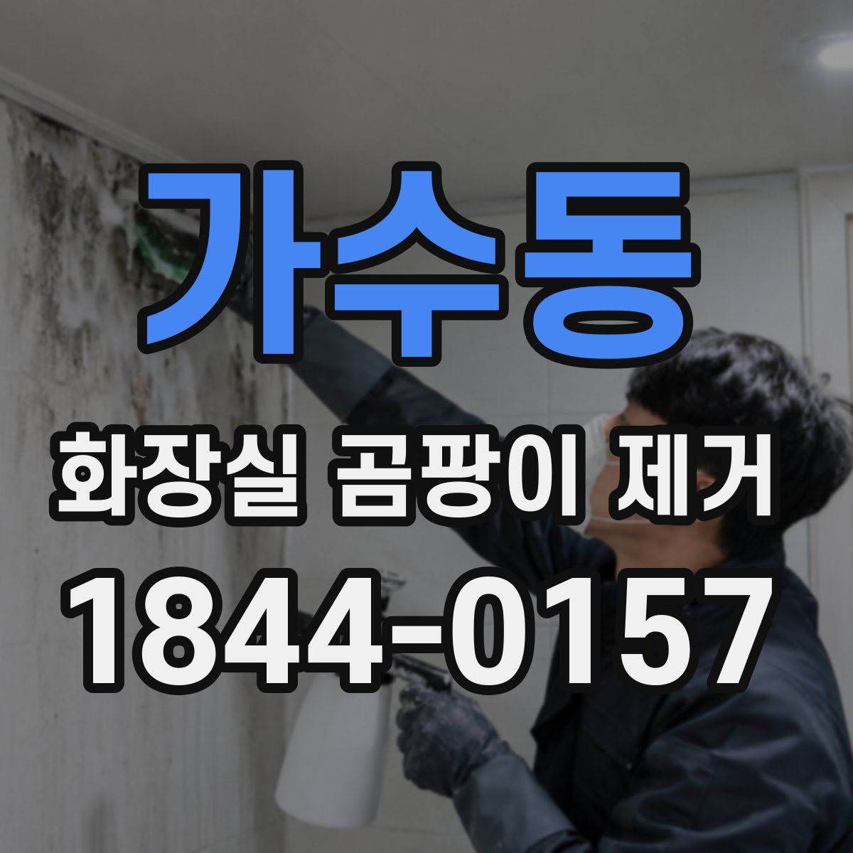 가수동 화장실 곰팡이 제거