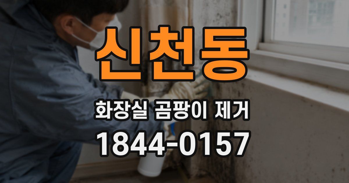 신천동 화장실 곰팡이 제거