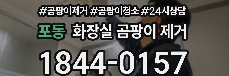 포동 화장실 곰팡이 제거