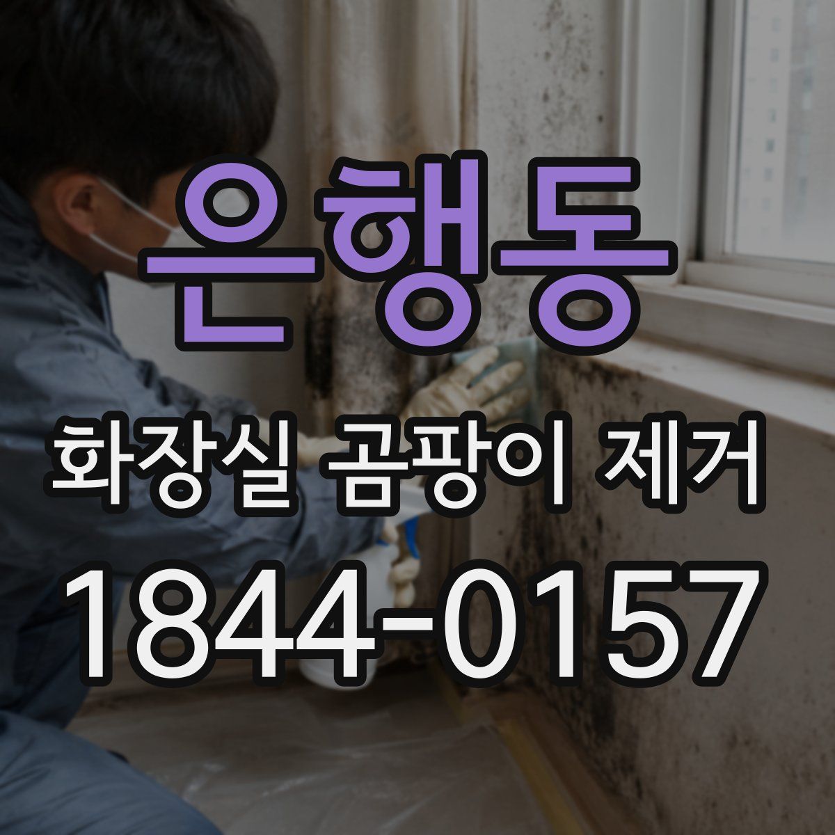 은행동 화장실 곰팡이 제거