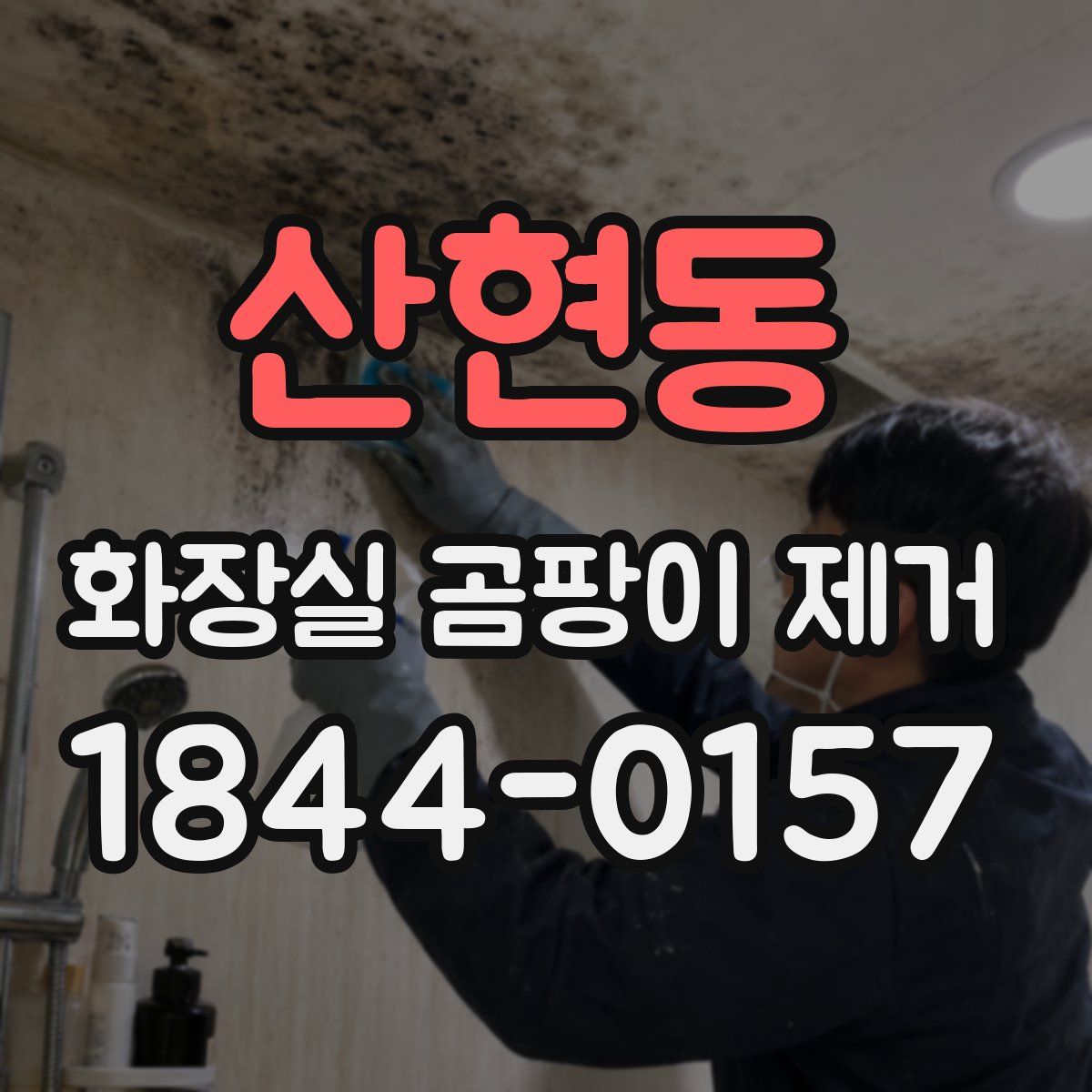 산현동 화장실 곰팡이 제거