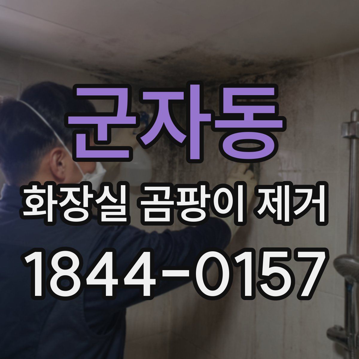 군자동 화장실 곰팡이 제거