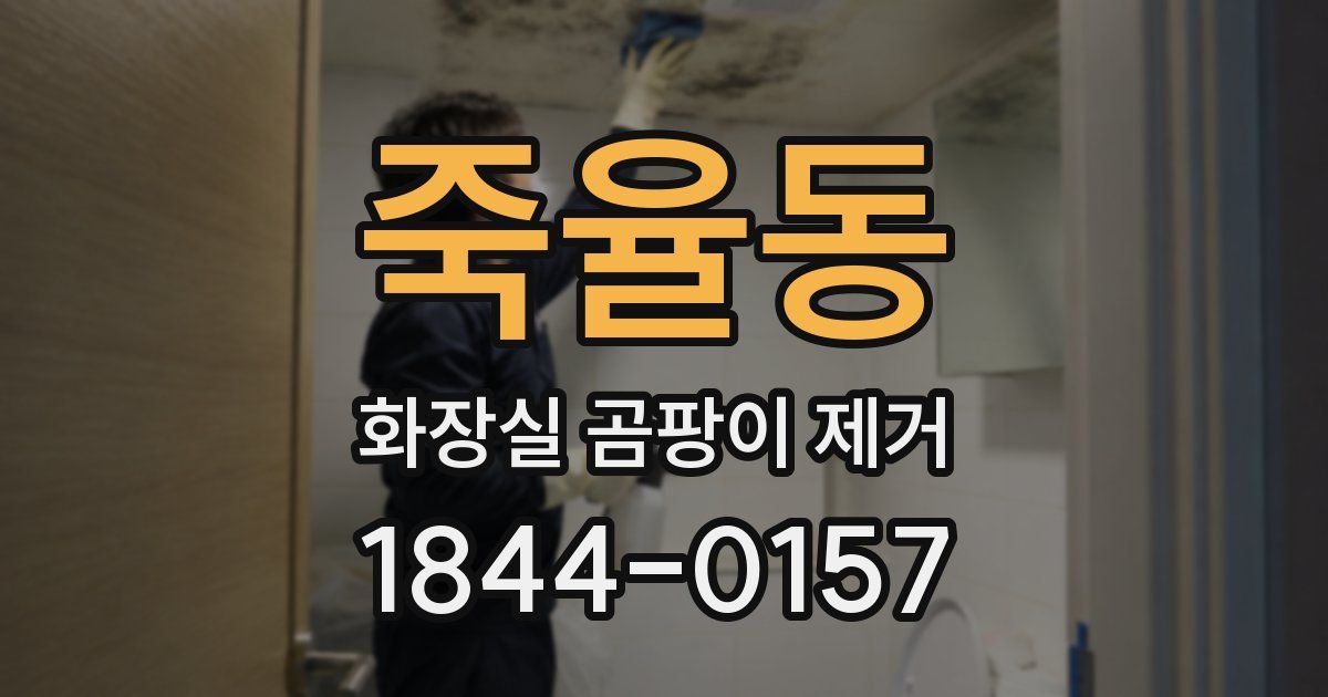 죽율동 화장실 곰팡이 제거