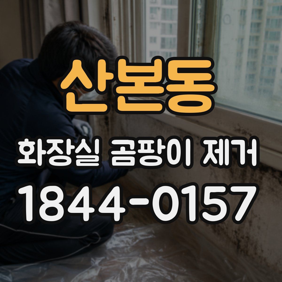 산본동 화장실 곰팡이 제거