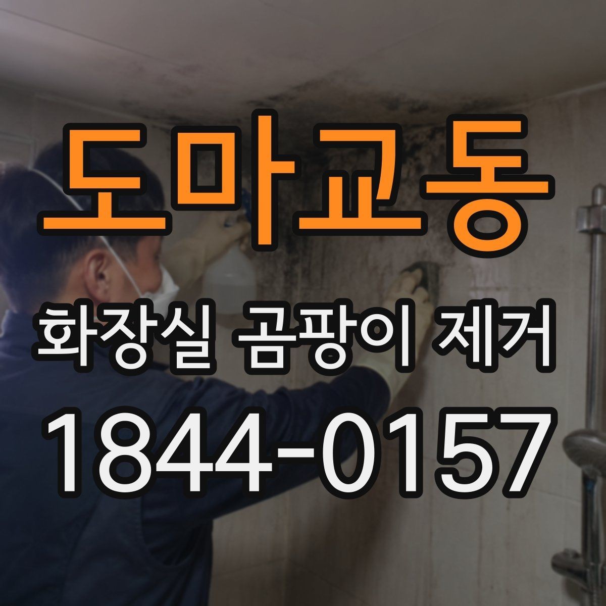 도마교동 화장실 곰팡이 제거 타일 표면과 틈새를 나눠 닦는 법