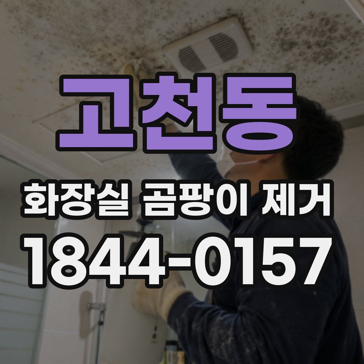 고천동 화장실 곰팡이 제거