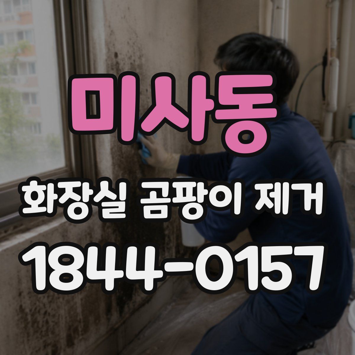 미사동 화장실 곰팡이 제거