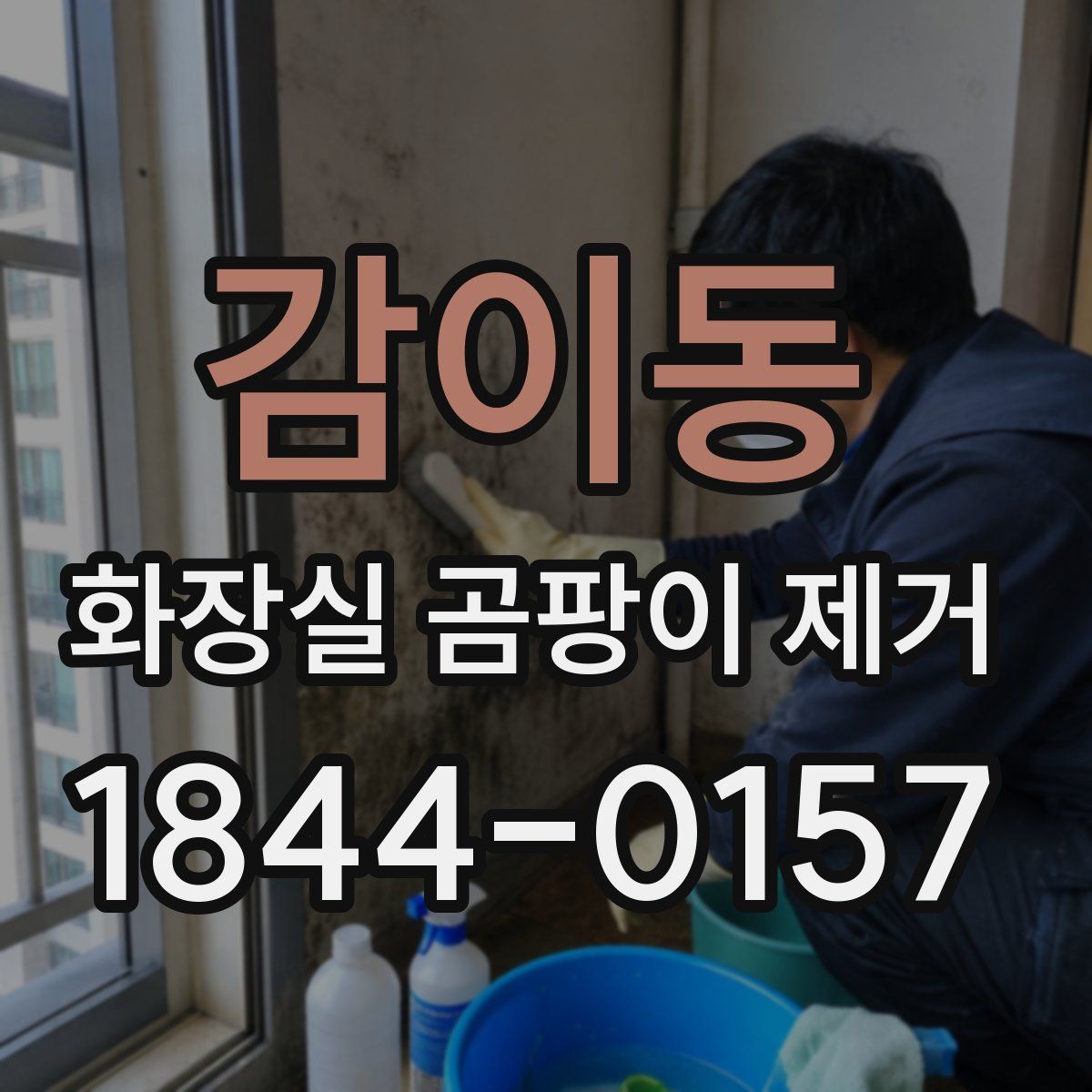 감이동 화장실 곰팡이 제거