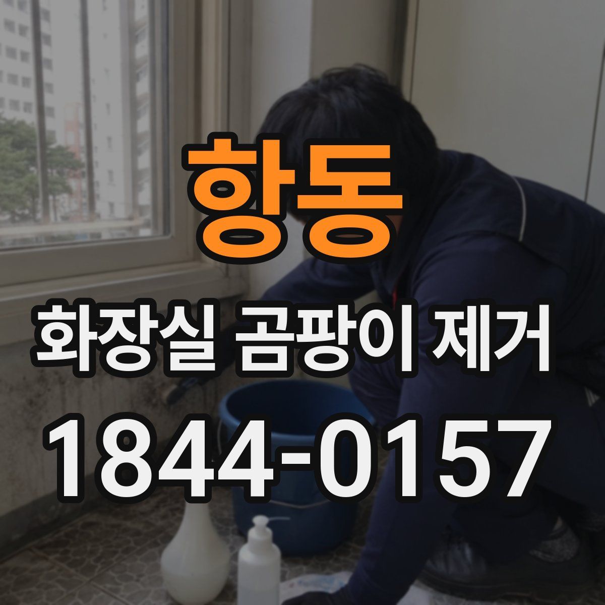 항동 화장실 곰팡이 제거