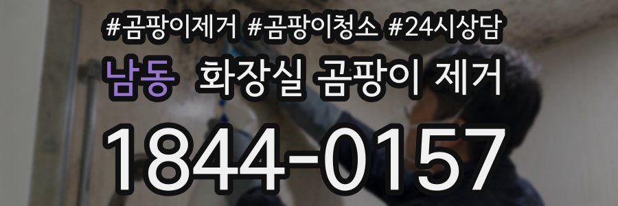 남동 화장실 곰팡이 제거