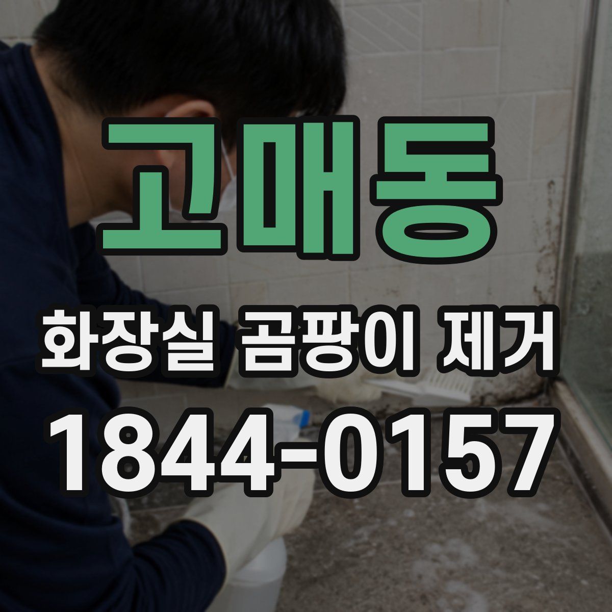 고매동 화장실 곰팡이 제거