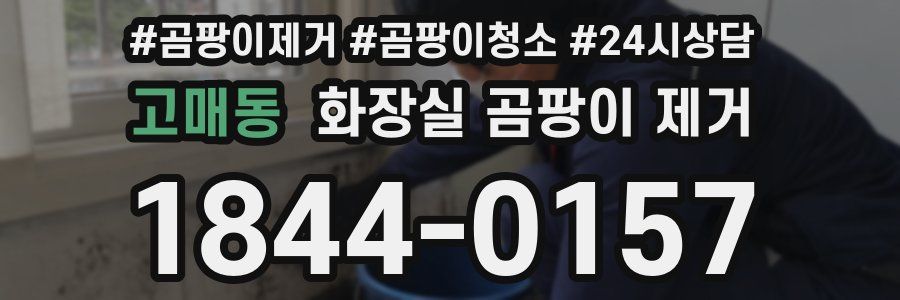 고매동 화장실 곰팡이 제거