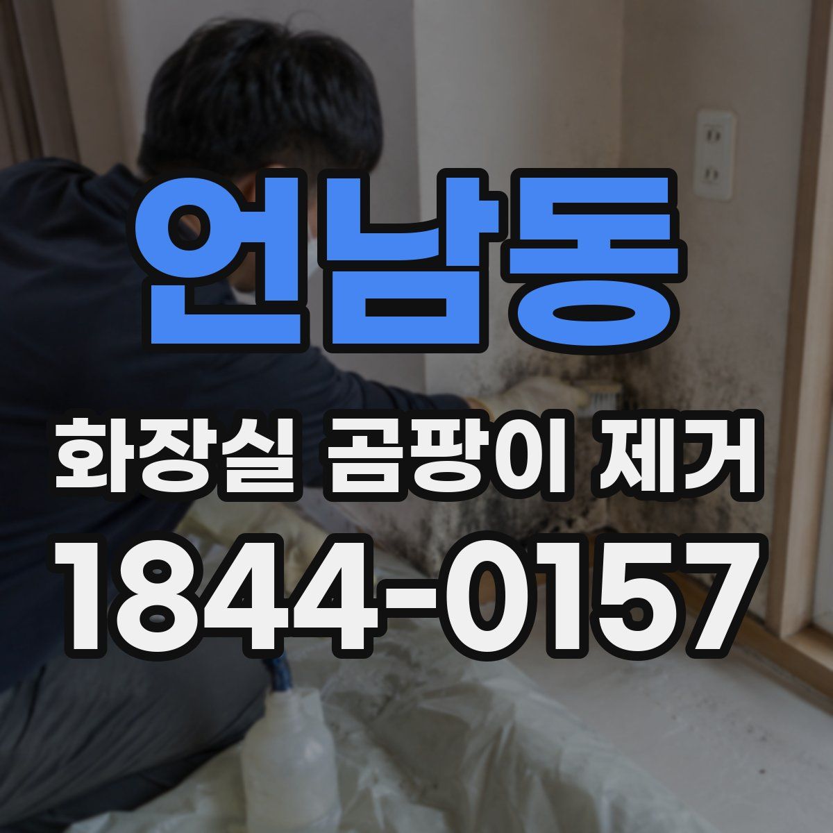 언남동 화장실 곰팡이 제거