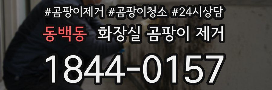 동백동 화장실 곰팡이 제거