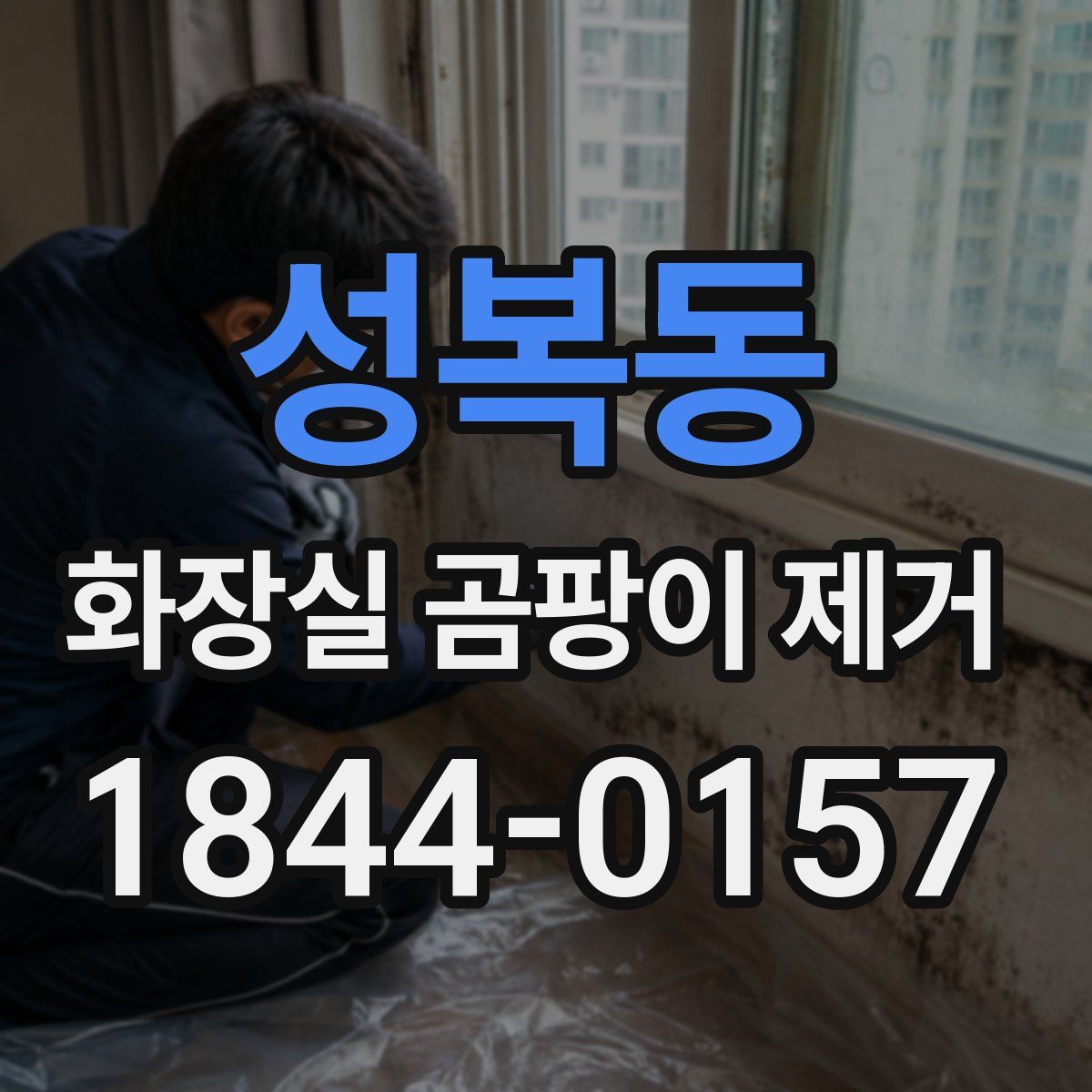 성복동 화장실 곰팡이 제거