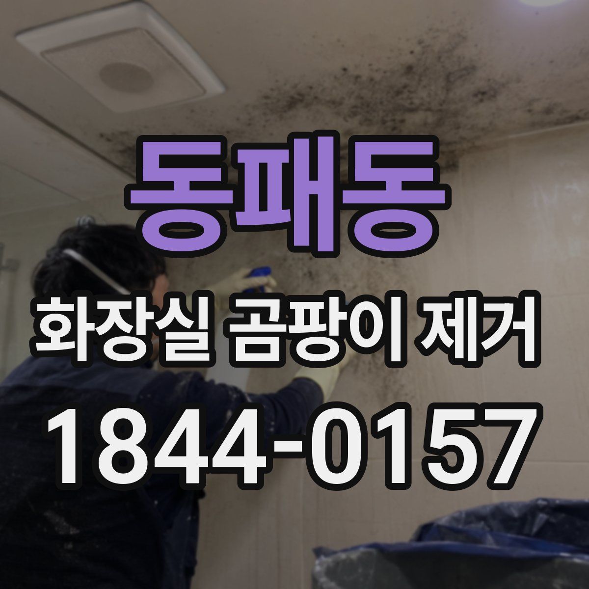 동패동 화장실 곰팡이 제거