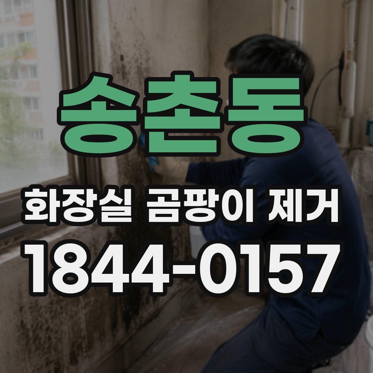 송촌동 화장실 곰팡이 제거
