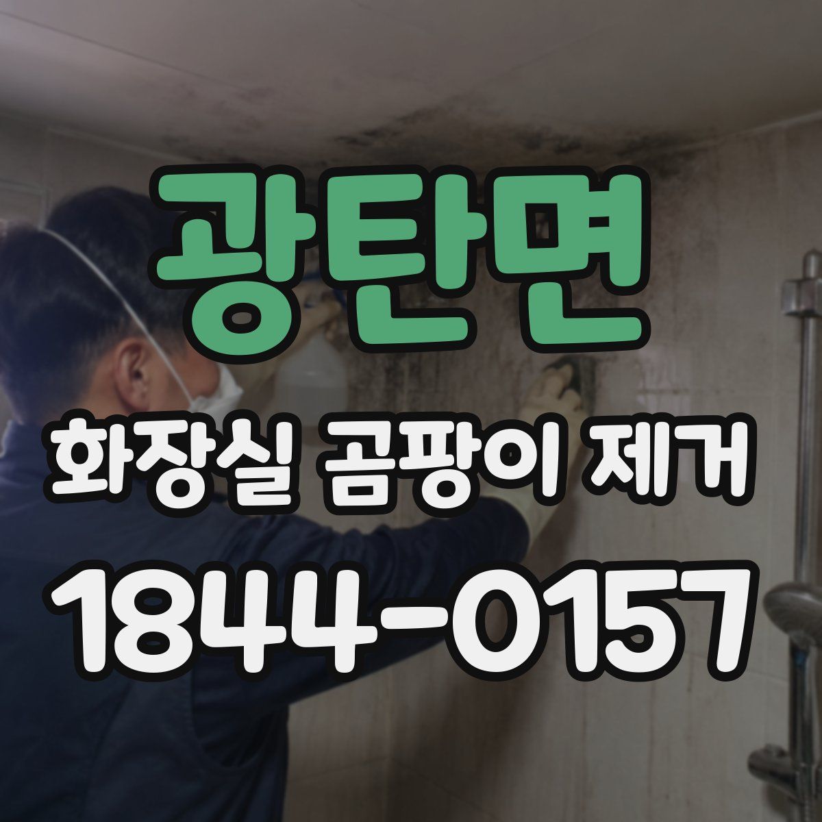 광탄면 화장실 곰팡이 제거