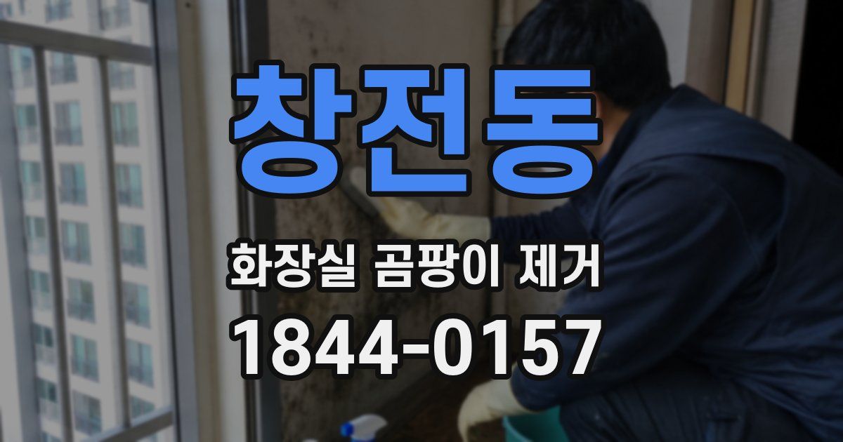 창전동 화장실 곰팡이 제거