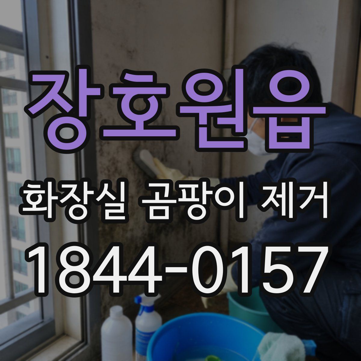 장호원읍 화장실 곰팡이 제거