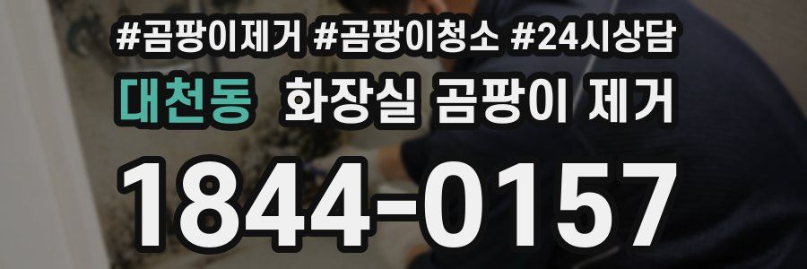대천동 화장실 곰팡이 제거