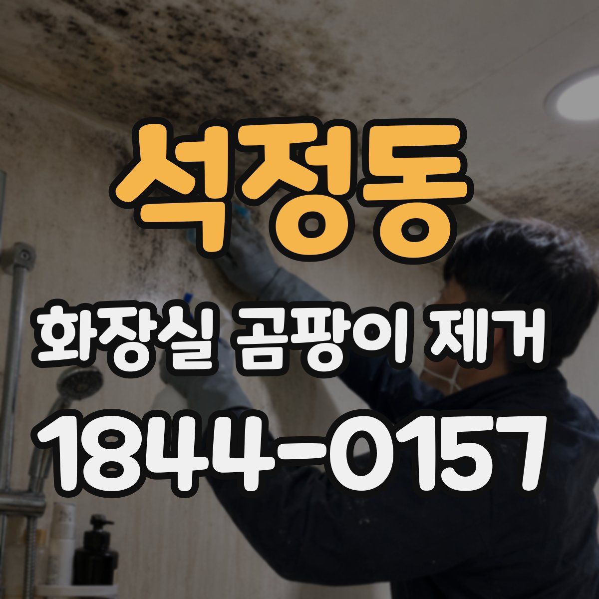 석정동 화장실 곰팡이 제거