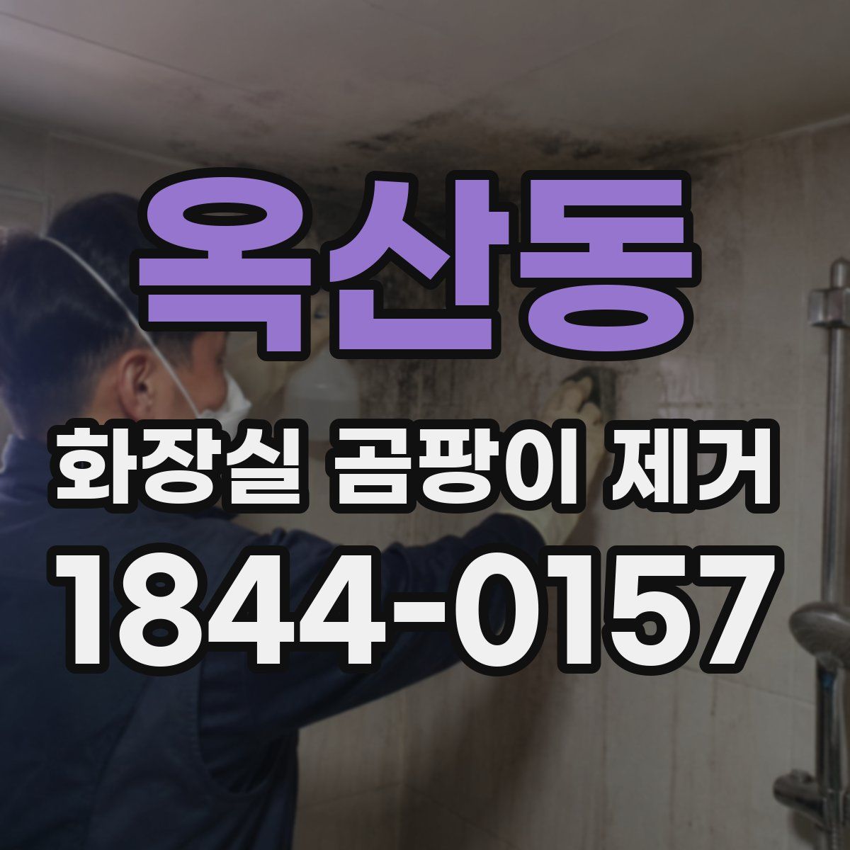 옥산동 화장실 곰팡이 제거