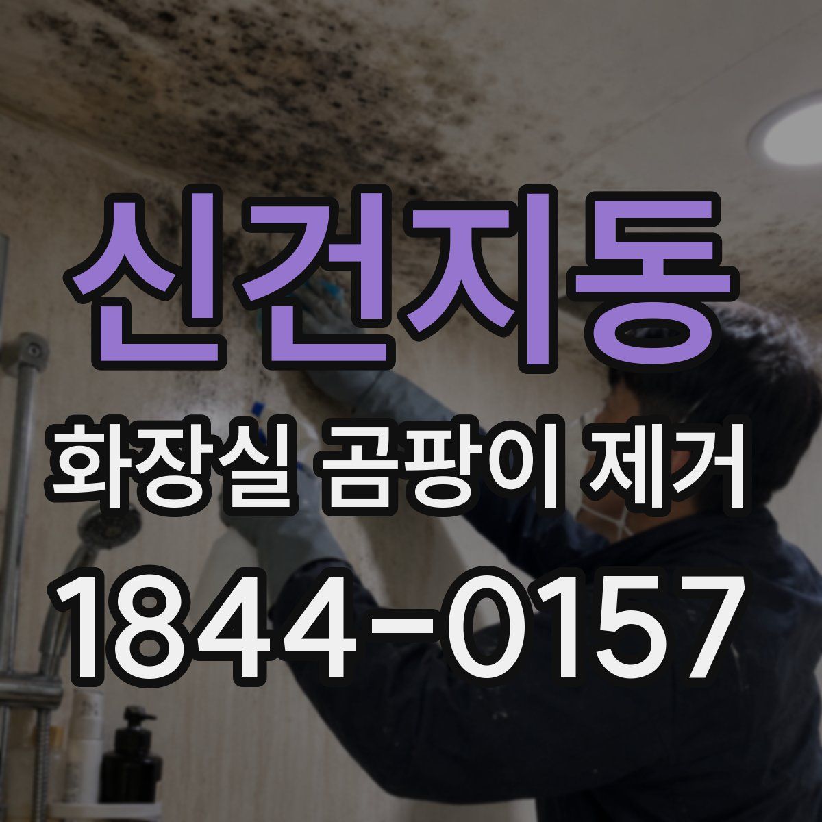 신건지동 화장실 곰팡이 제거