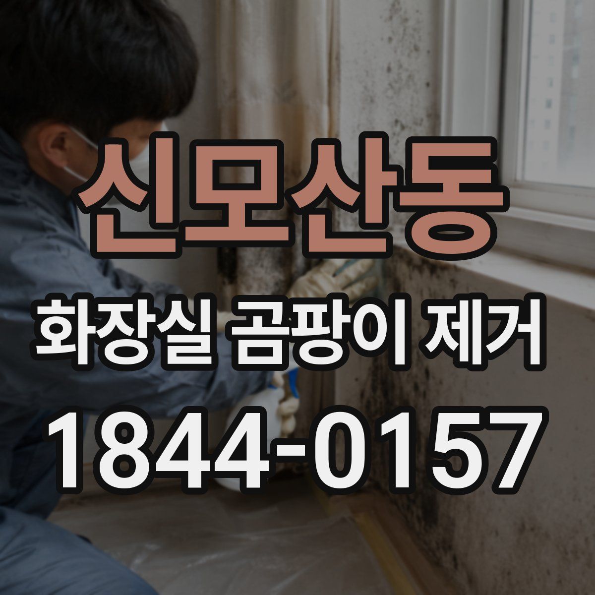 신모산동 화장실 곰팡이 제거
