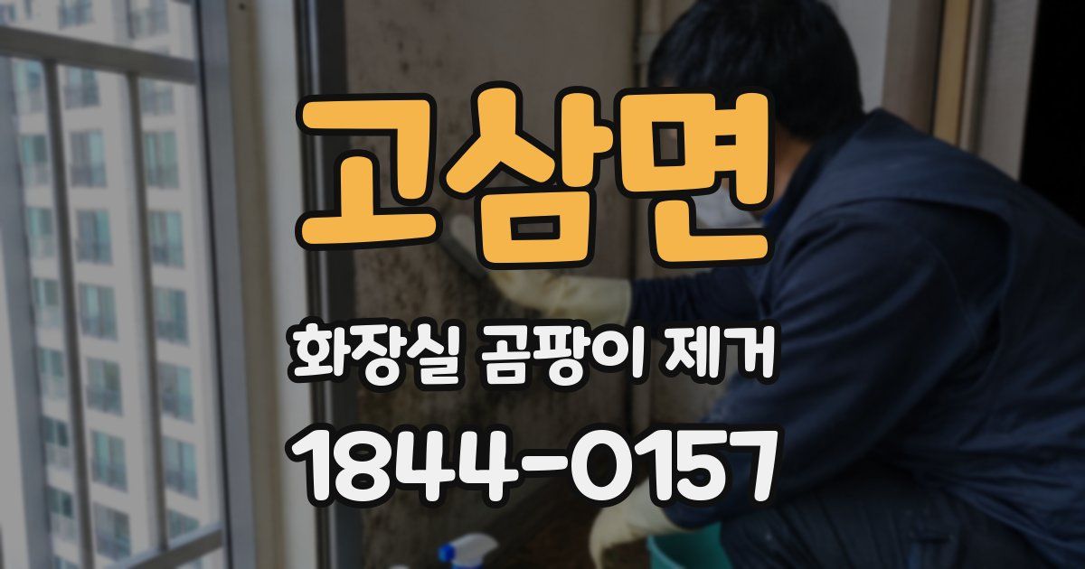 고삼면 화장실 곰팡이 제거