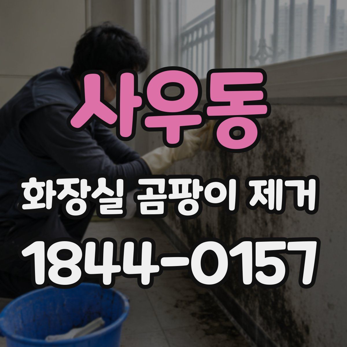 사우동 화장실 곰팡이 제거