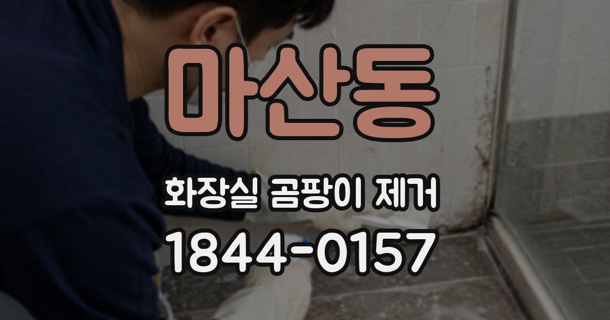 마산동 화장실 곰팡이 제거