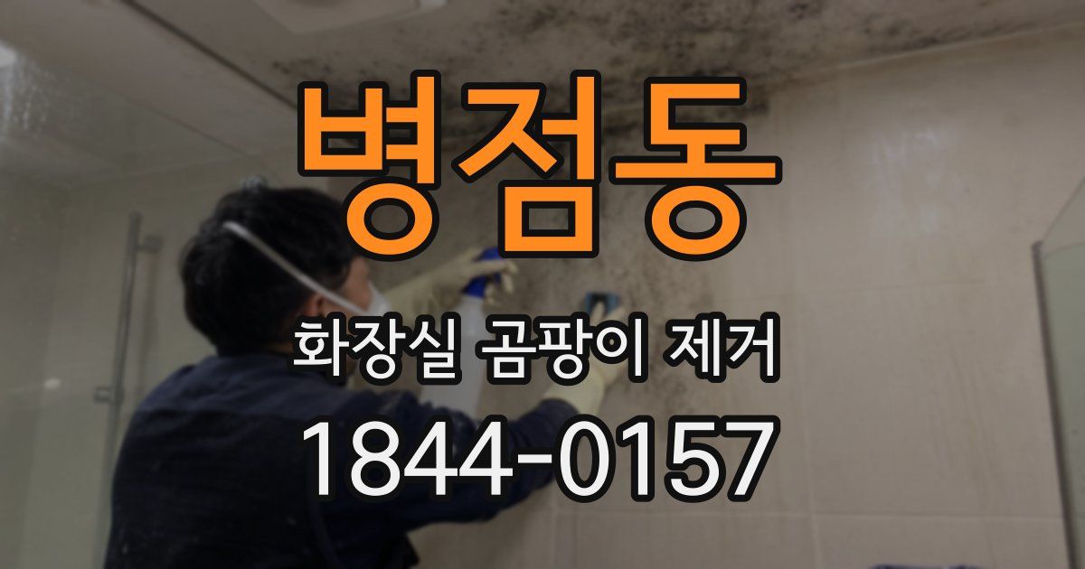 병점동 화장실 곰팡이 제거