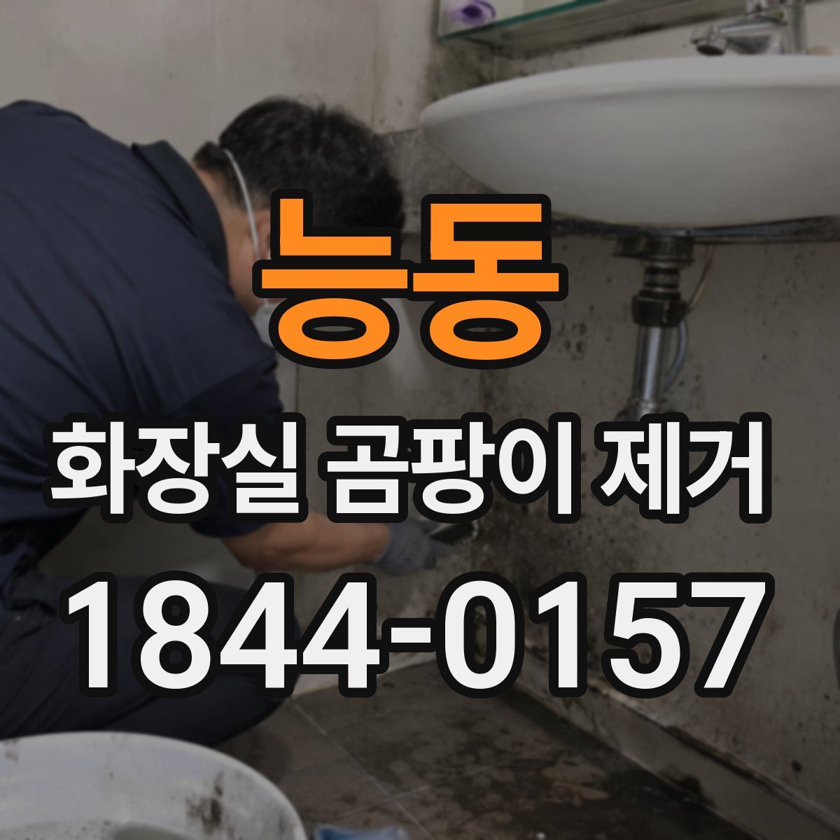 능동 화장실 곰팡이 제거