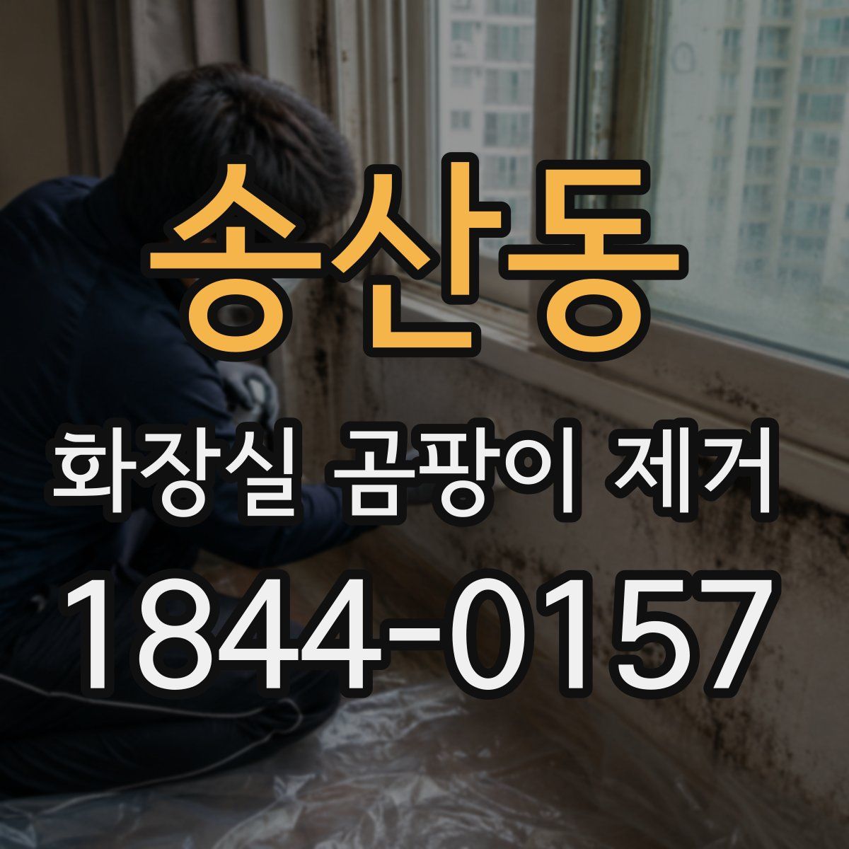 송산동 화장실 곰팡이 제거