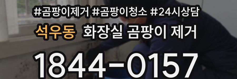 석우동 화장실 곰팡이 제거
