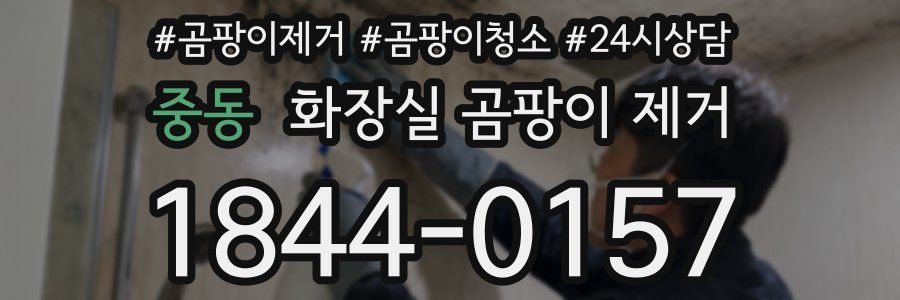 중동 화장실 곰팡이 제거
