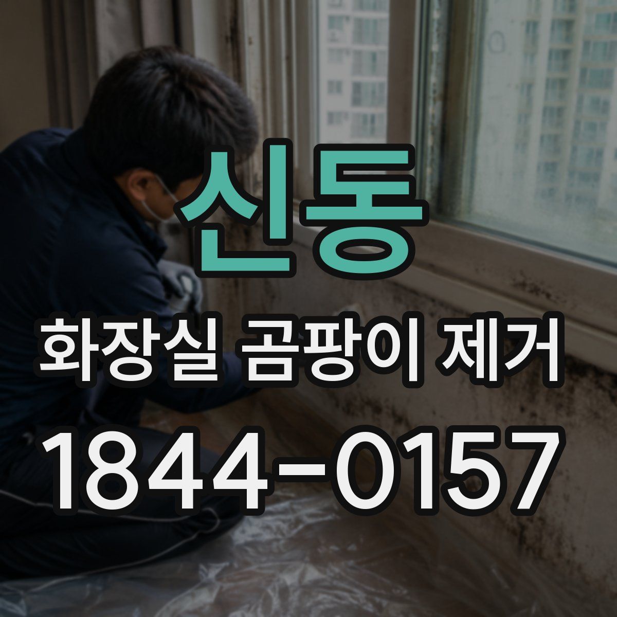 신동 화장실 곰팡이 제거