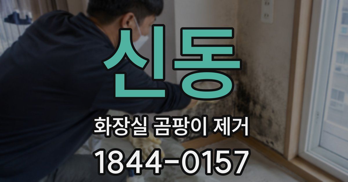 신동 화장실 곰팡이 제거