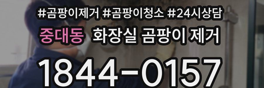중대동 화장실 곰팡이 제거
