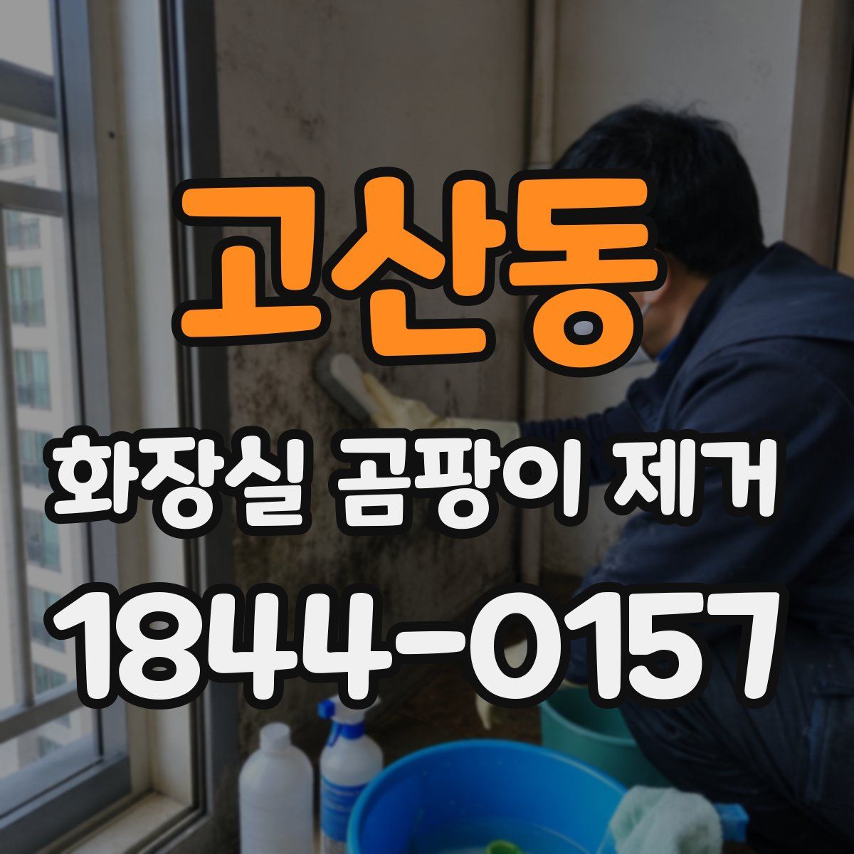 고산동 화장실 곰팡이 제거